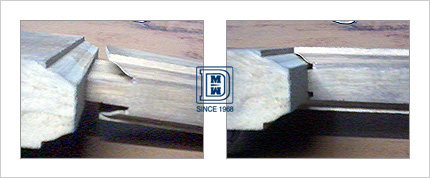 Samples of Tenoning Machine with Moulding Attachment